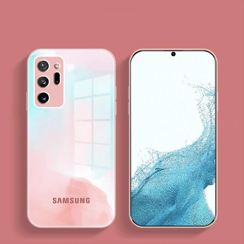 Galaxy Note 20 Ultra Colorful Wave Glass Phone Case
